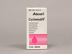 CYCLOMYDRIL EYE DROPS