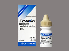 ZYMAXID 0.5% EYE DROPS