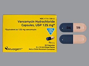 VANCOMYCIN HCL 125 MG CAPSULE