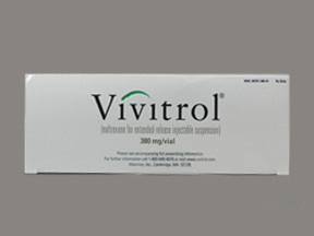 VIVITROL 380 MG VIAL + DILUENT