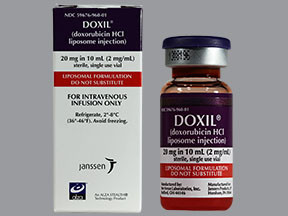 DOXIL 2 MG/ML VIAL