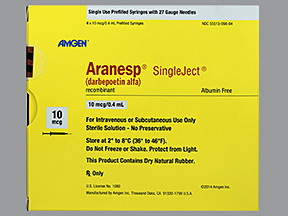 ARANESP 10 MCG/0.4 ML SYRINGE