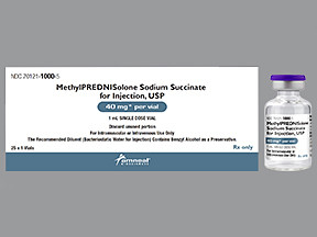 METHYLPREDNISOLONE SS 40 MG VL