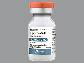 EPTIFIBATIDE 20 MG/10 ML VIAL