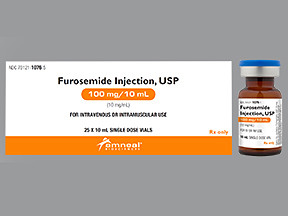 FUROSEMIDE 100 MG/10 ML VIAL