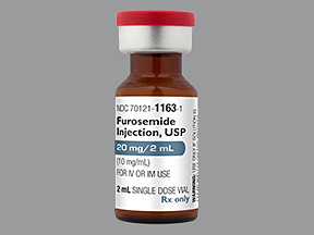 FUROSEMIDE 20 MG/2 ML VIAL