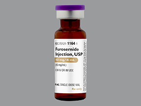 FUROSEMIDE 40 MG/4 ML VIAL