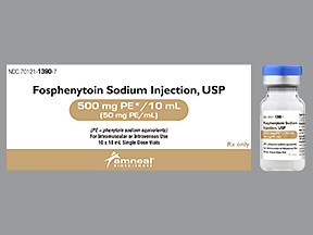 FOSPHENYTOIN 500 MG PE/10 ML