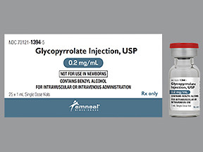 GLYCOPYRROLATE 0.2 MG/ML VIAL