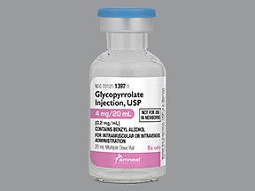 GLYCOPYRROLATE 4 MG/20 ML VIAL