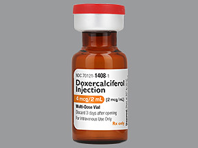 DOXERCALCIFEROL 4 MCG/2 ML VL