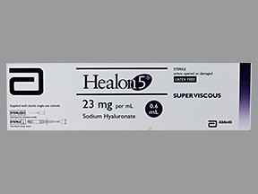 HEALON5 23 MG/ML SYRINGE