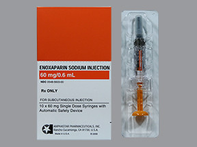 ENOXAPARIN 60 MG/0.6 ML SYR