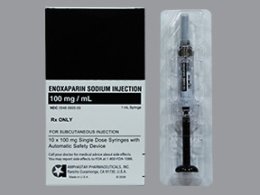 ENOXAPARIN 100 MG/ML SYRINGE