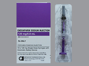 ENOXAPARIN 120 MG/0.8 ML SYR