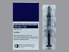 ENOXAPARIN 150 MG/ML SYRINGE