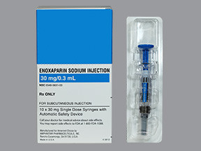 ENOXAPARIN 30 MG/0.3 ML SYR