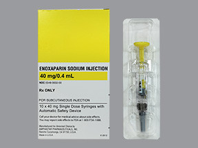 ENOXAPARIN 40 MG/0.4 ML SYR