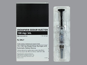 ENOXAPARIN 100 MG/ML SYRINGE