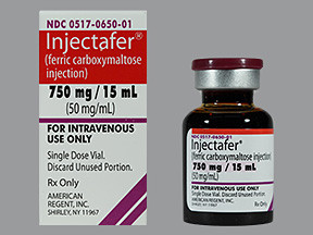 INJECTAFER 750 MG/15 ML VIAL