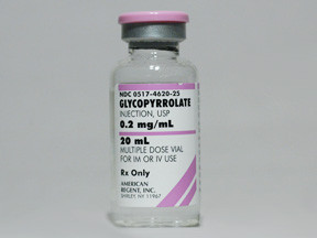 GLYCOPYRROLATE 0.2 MG/ML VIAL