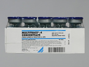 MULTITRACE-4 CONC VIAL