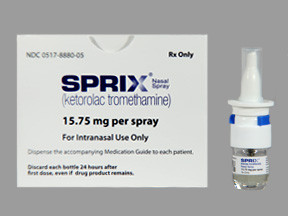 SPRIX 15.75 MG NASAL SPRAY