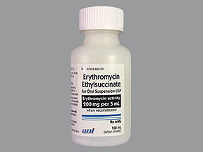 ERYTHROMYCIN 200 MG/5 ML GRAN