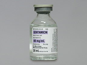 GENTAMICIN 40 MG/ML VIAL