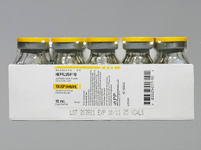 HEPARIN FLUSH 100 UNITS/10 ML (10 UNITS/ML) VIAL