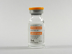 HEPARIN SODIUM 50,000 UNIT/10 ML (5,000 UNIT/ML) VIAL