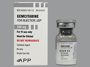 GEMCITABINE HCL 200 MG VIAL