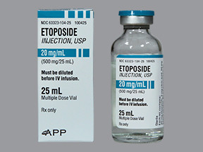 ETOPOSIDE 500 MG/25 ML VIAL