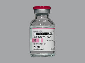 FLUOROURACIL 1,000 MG/20 ML VL