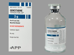 GEMCITABINE HCL 2 GRAM VIAL