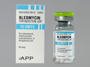 BLEOMYCIN SULFATE 15 UNIT VIAL