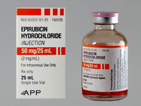 EPIRUBICIN 50 MG/25 ML VIAL