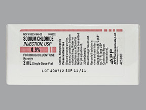 SODIUM CHLORIDE 0.9% VIAL