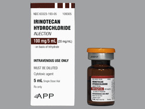 IRINOTECAN HCL 100 MG/5 ML VL