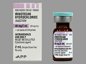 IRINOTECAN HCL 40 MG/2 ML VIAL