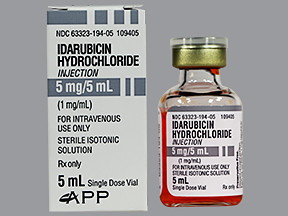 IDARUBICIN HCL 5 MG/5 ML VIAL
