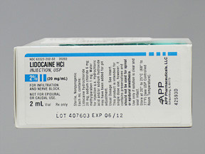 LIDOCAINE HCL 2% VIAL