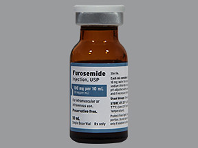 FUROSEMIDE 100 MG/10 ML VIAL