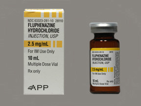 FLUPHENAZINE 2.5 MG/ML VIAL