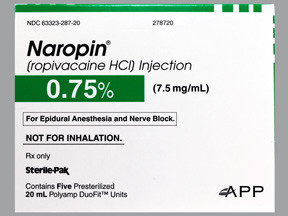 NAROPIN 0.75% 150 MG/20 ML AMP