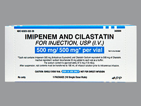 IMIPENEM-CILASTATIN 500 MG VL