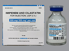 IMIPENEM-CILASTATIN 500 MG VL