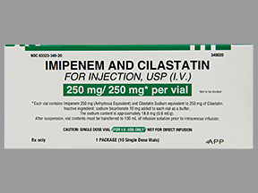 IMIPENEM-CILASTATIN 250 MG VL