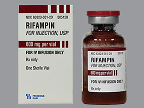 RIFAMPIN IV 600 MG VIAL