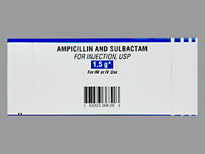 AMPICILLIN-SULBACTAM 1.5 GM VL